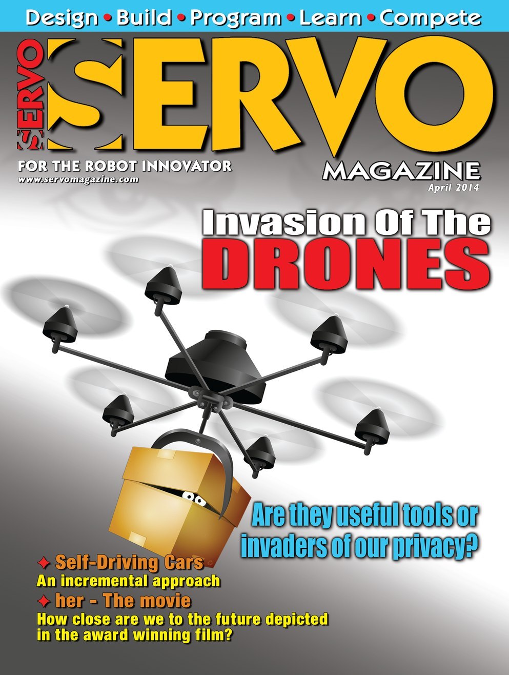 Servo-Magazine April 01, 2014 Issue Cover
