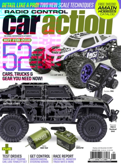 Radio Control Car Action January 01, 2018 Issue Cover