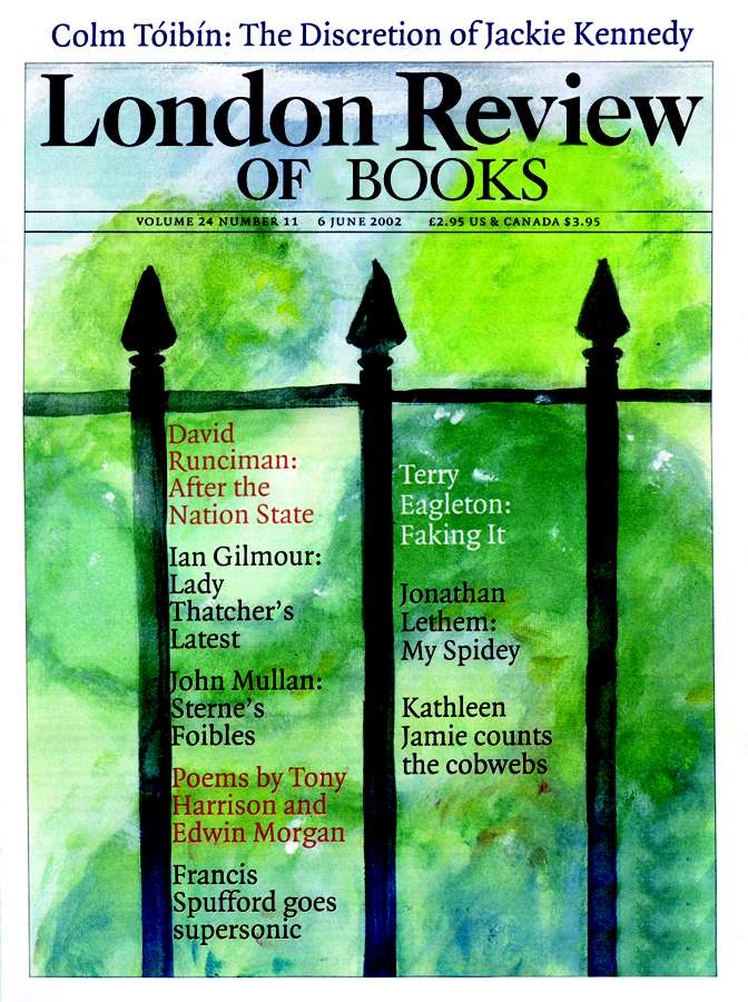 London-Review-Of-Books June 01, 2002 Issue Cover
