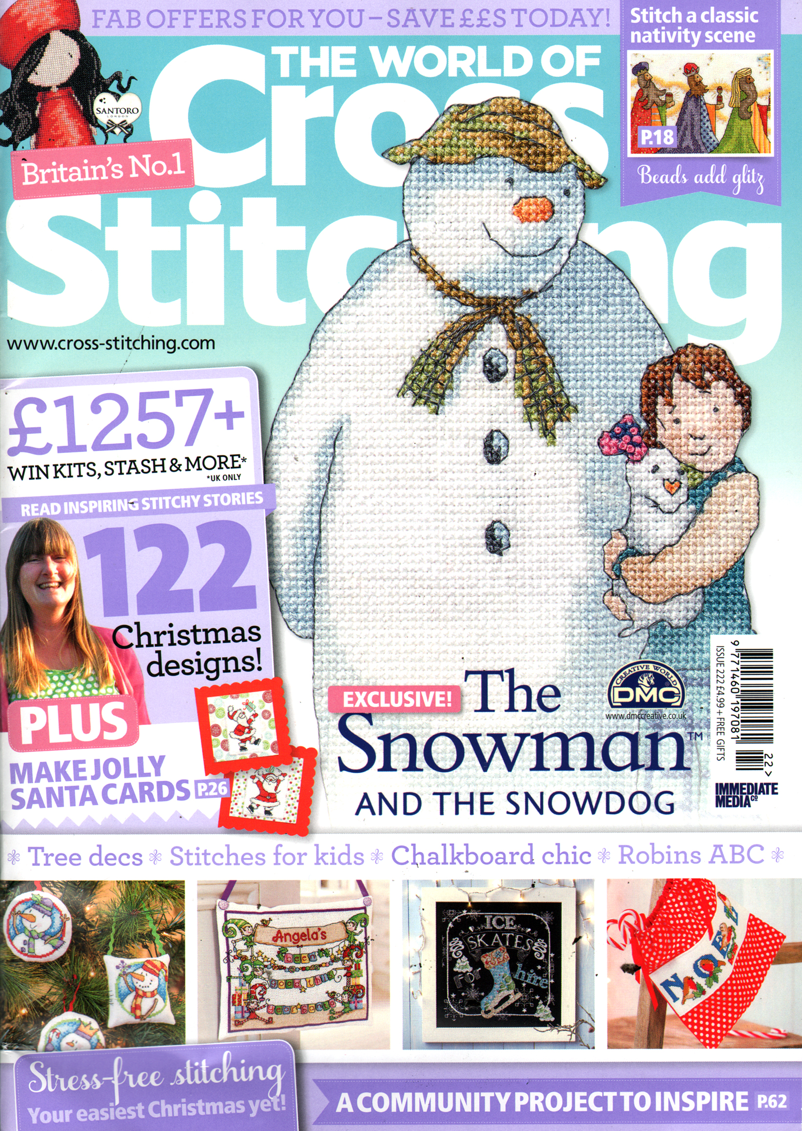 The-World-of-Cross-Stitching November 01, 2014 Issue Cover