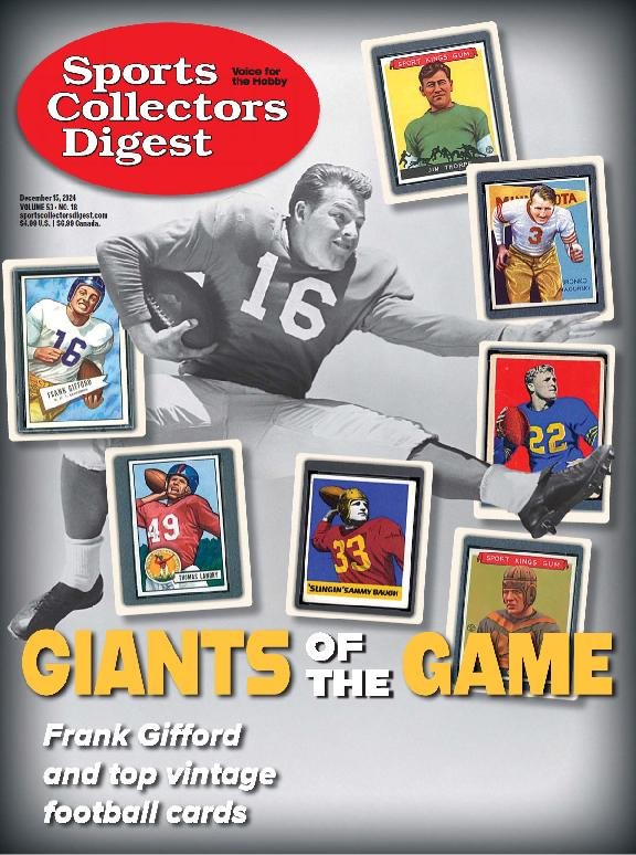 Sports-Collectors-Digest December 15, 2024 Issue Cover