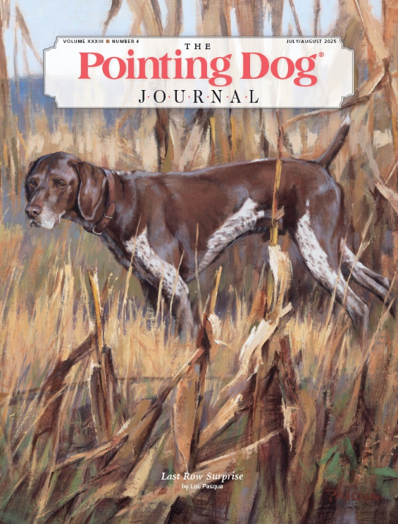 The-Pointing-Dog-Journal July 01, 2025 Issue Cover
