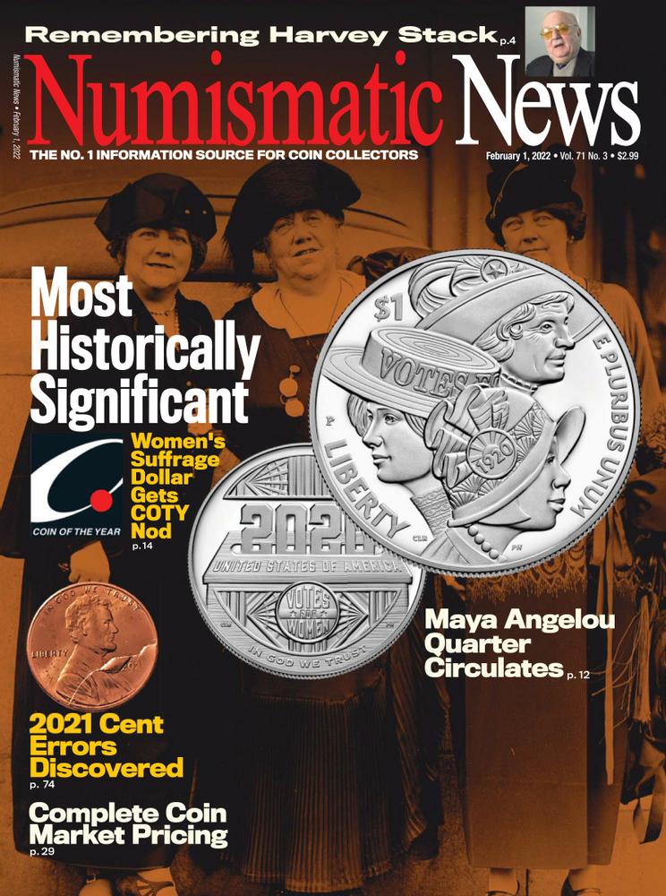 Numismatic-News February 01, 2022 Issue Cover