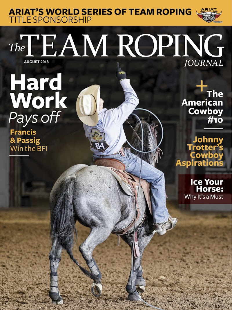 The-Team-Roping-Journal August 01, 2018 Issue Cover