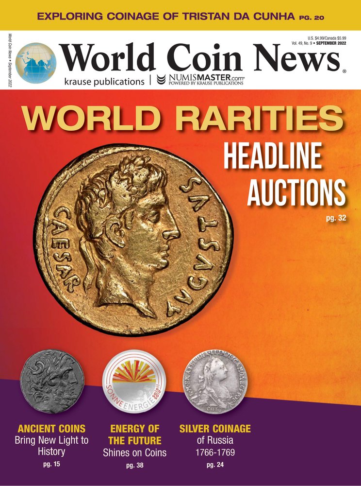 World-Coin-News September 01, 2022 Issue Cover