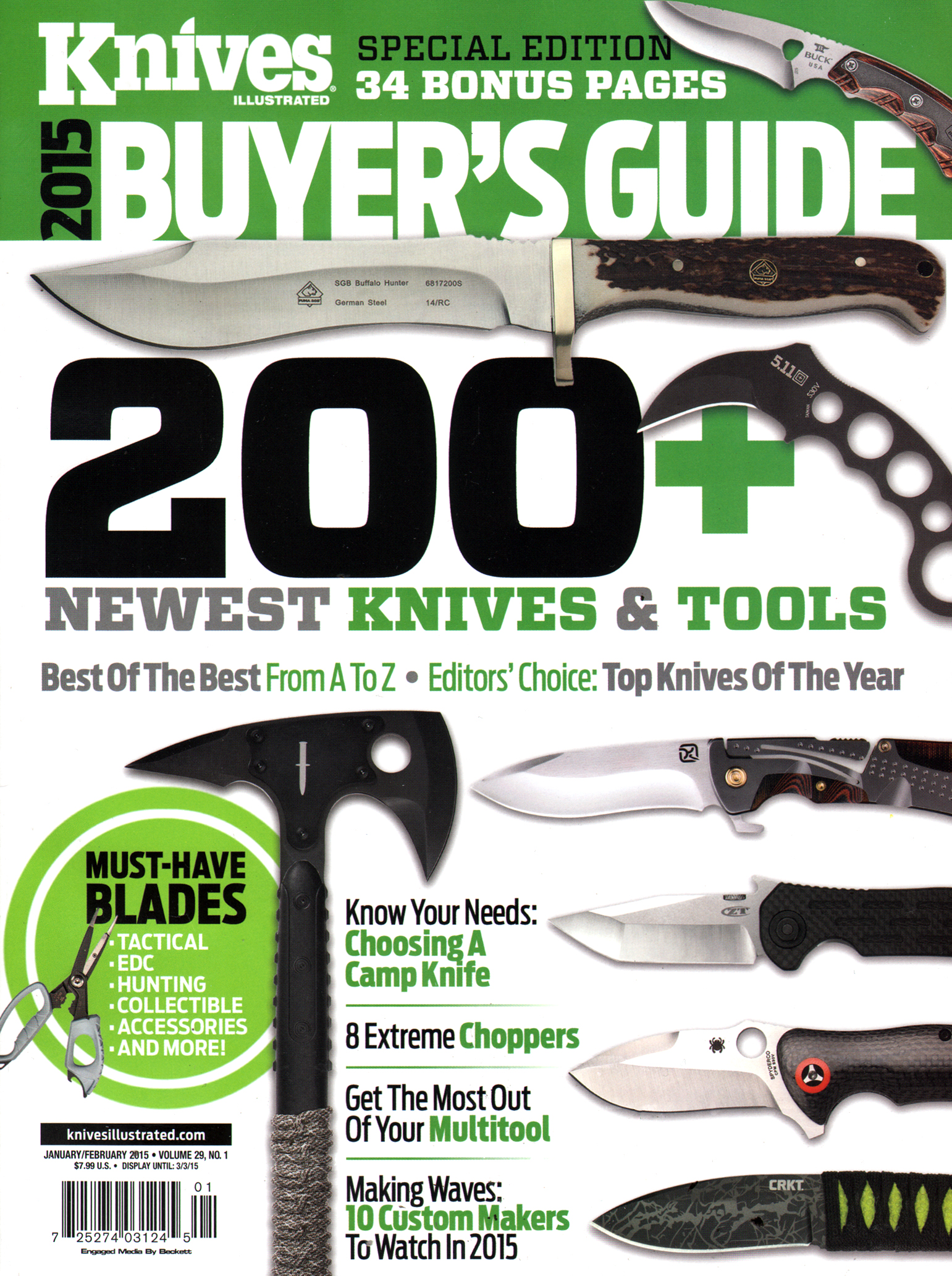 Knives-Illustrated January 01, 2015 Issue Cover