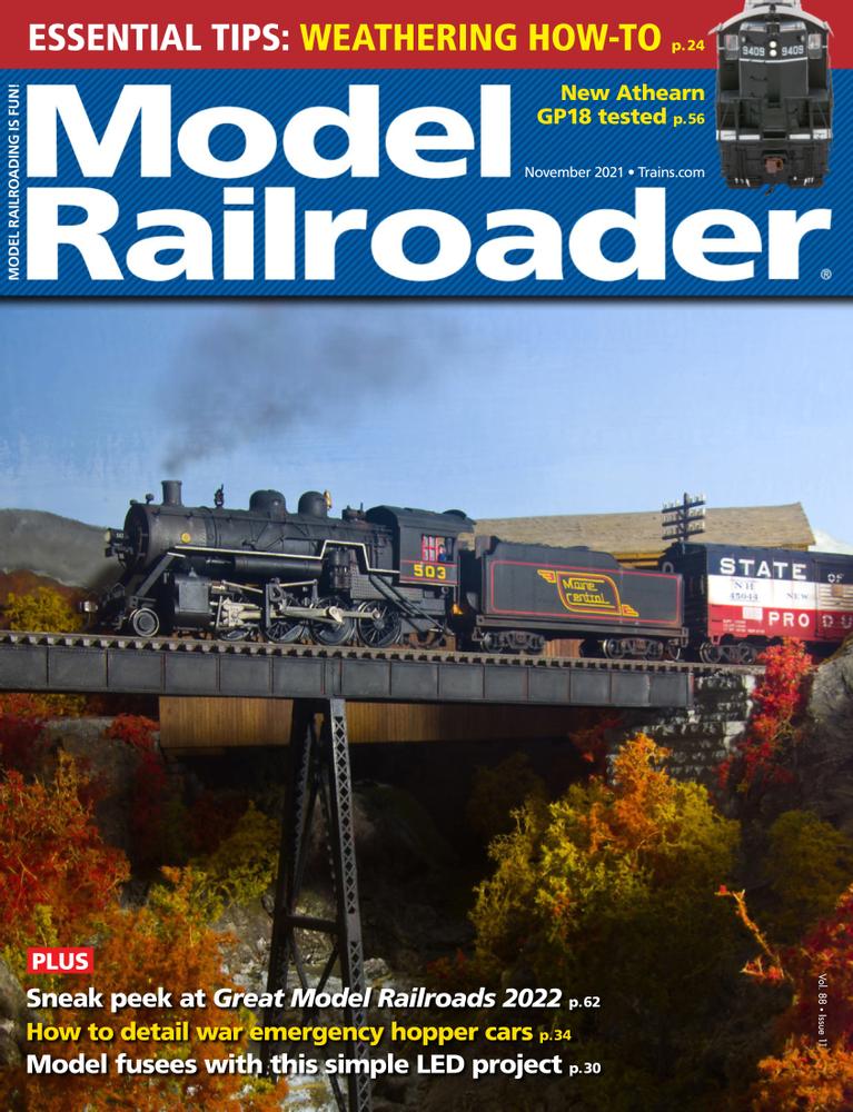model-railroader November 01, 2021 Issue Cover