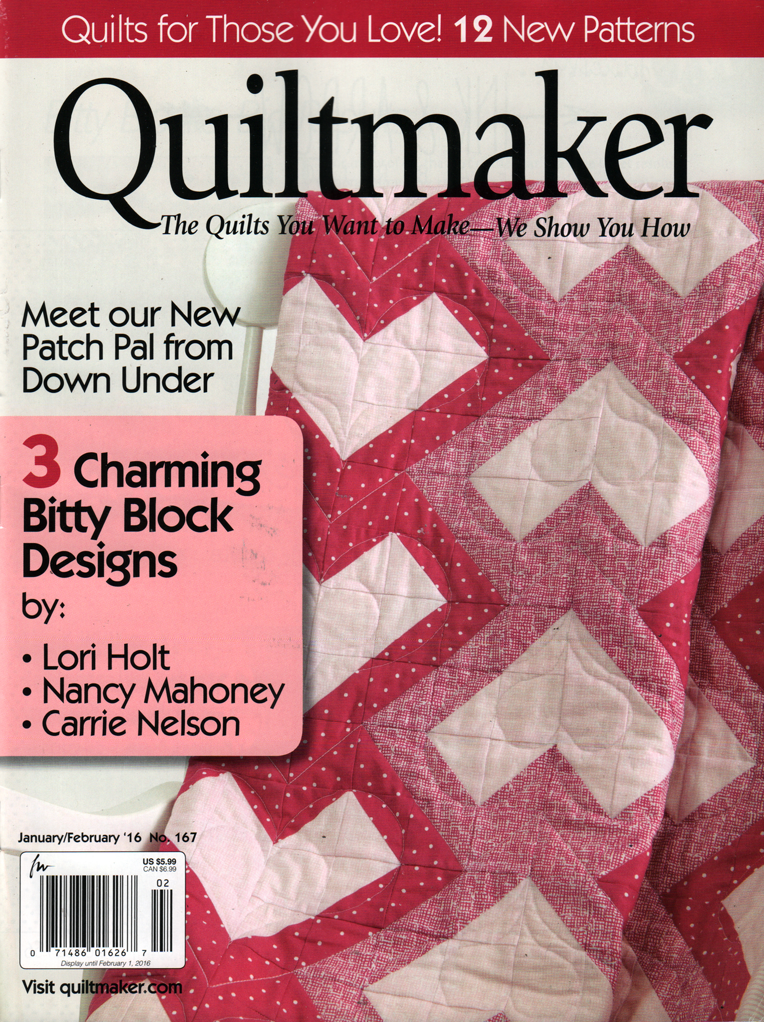 Quiltmaker January 01, 2016 Issue Cover