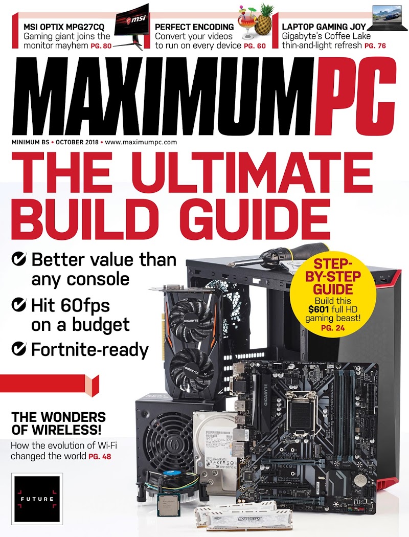 Maximum-PC October 01, 2018 Issue Cover