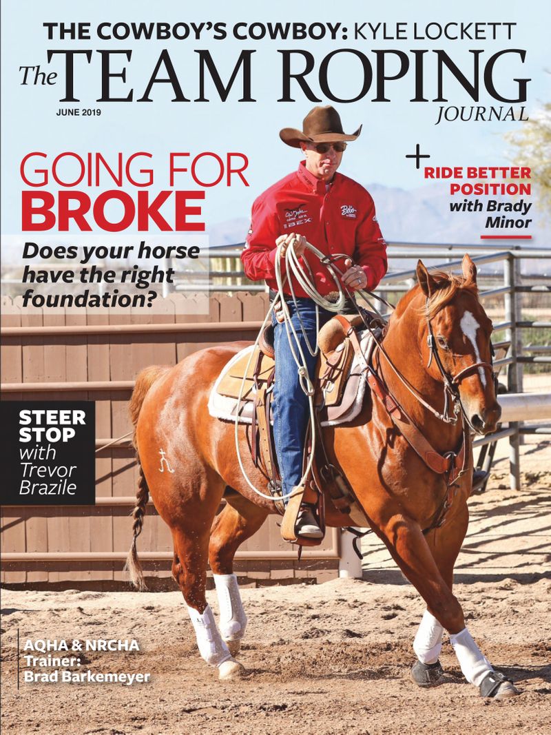 The-Team-Roping-Journal June 01, 2019 Issue Cover