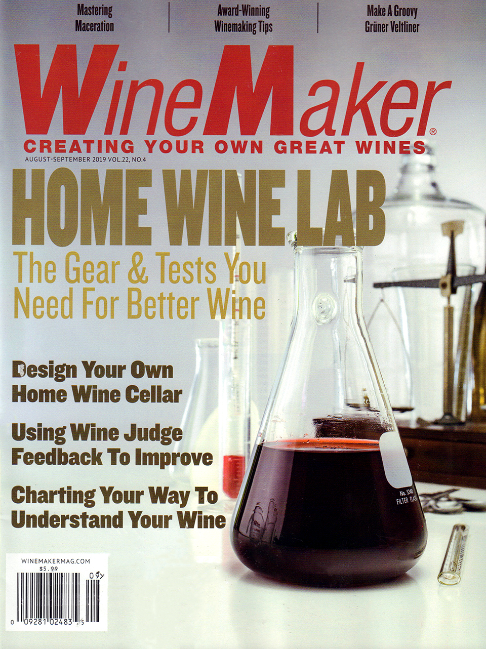 Winemaker August 01, 2019 Issue Cover