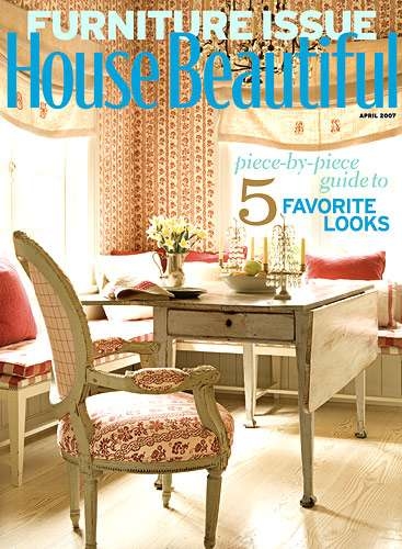 House Beautiful April 01, 2007 Issue Cover