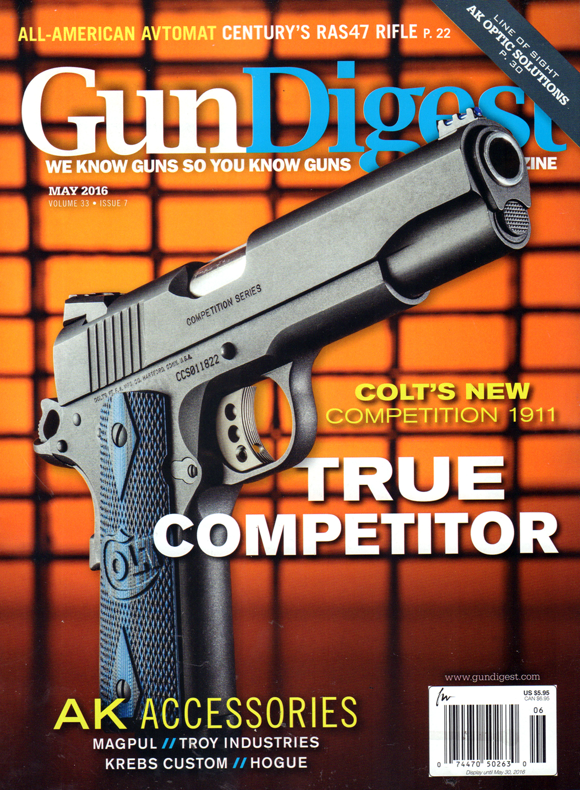 Gun-Digest May 01, 2016 Issue Cover