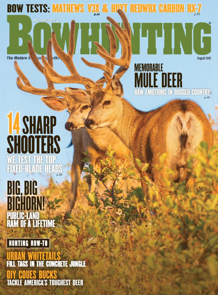 Petersens-Bowhunting August 01, 2022 Issue Cover