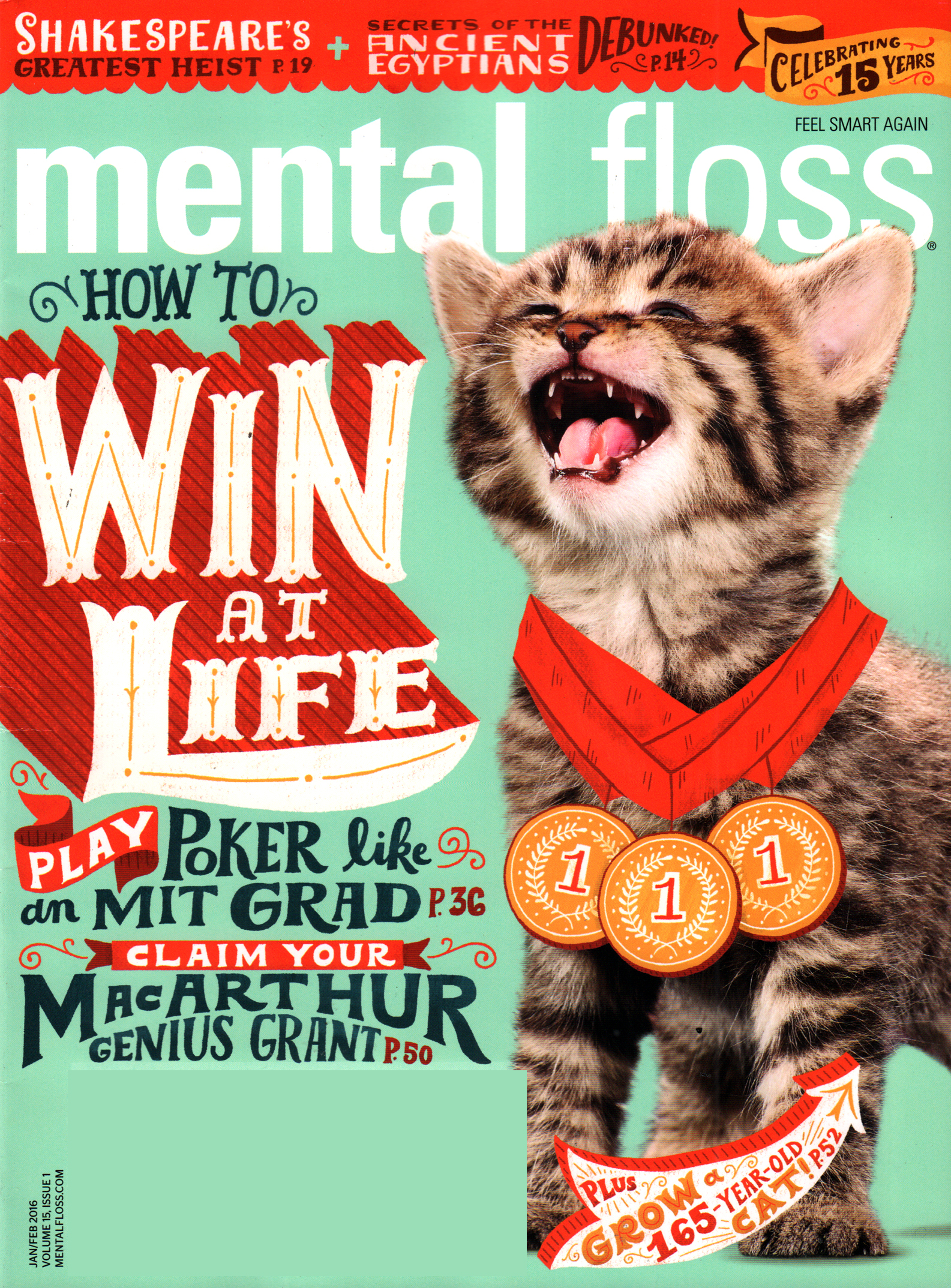 Mental-Floss January 01, 2016 Issue Cover