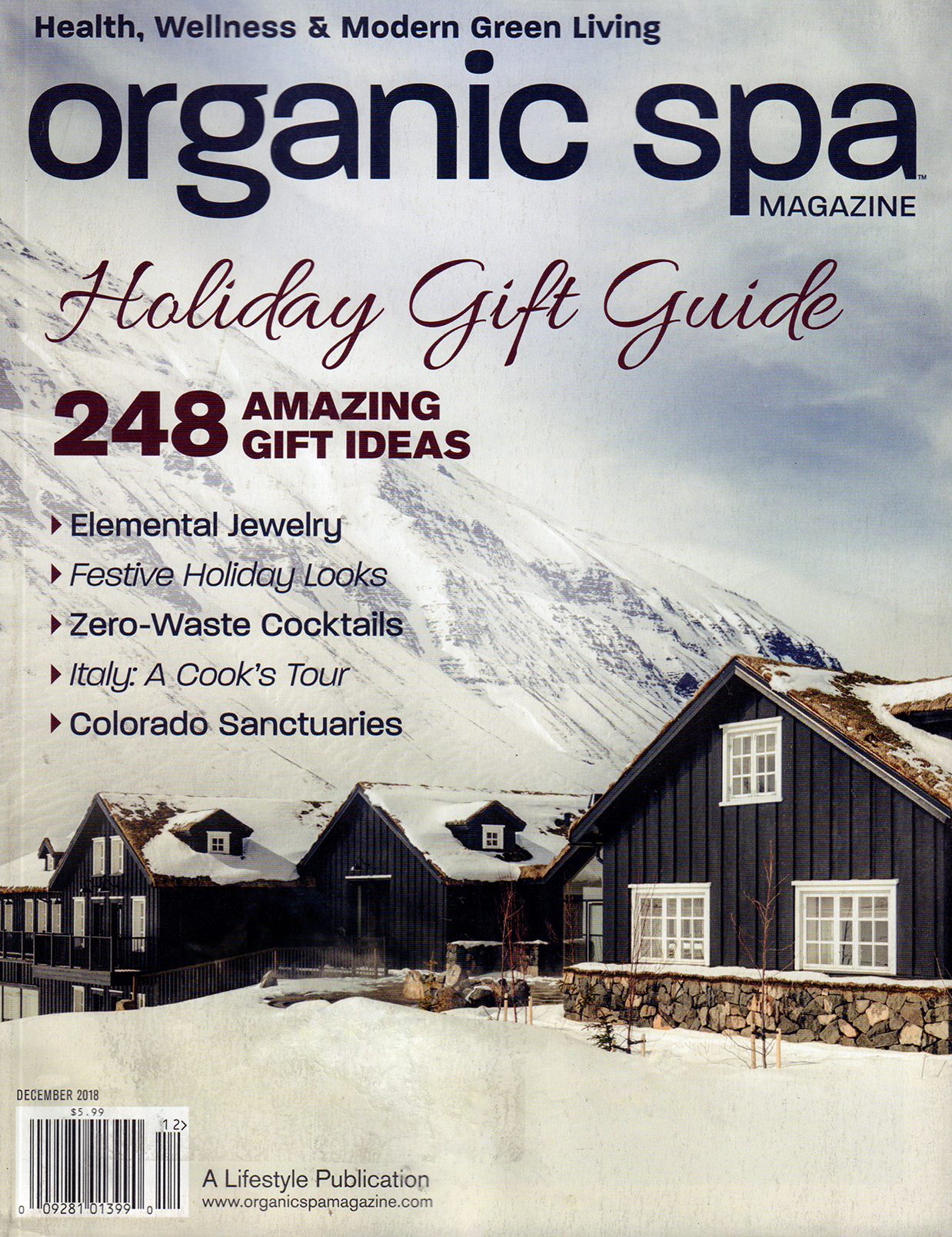 Organic-Spa December 01, 2018 Issue Cover