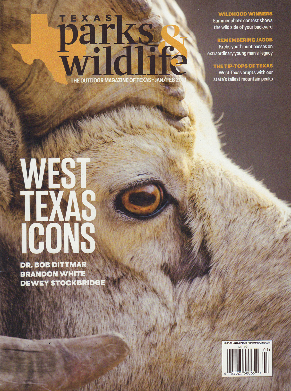 Texas-Parks-and-Wildlife January 01, 2021 Issue Cover
