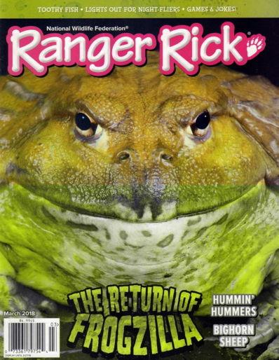 Ranger Rick March 01, 2018 Issue Cover