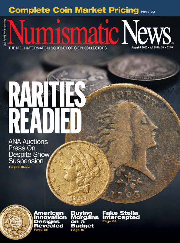 Numismatic-News August 04, 2020 Issue Cover