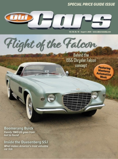 Old Cars August 01, 2025 Issue Cover
