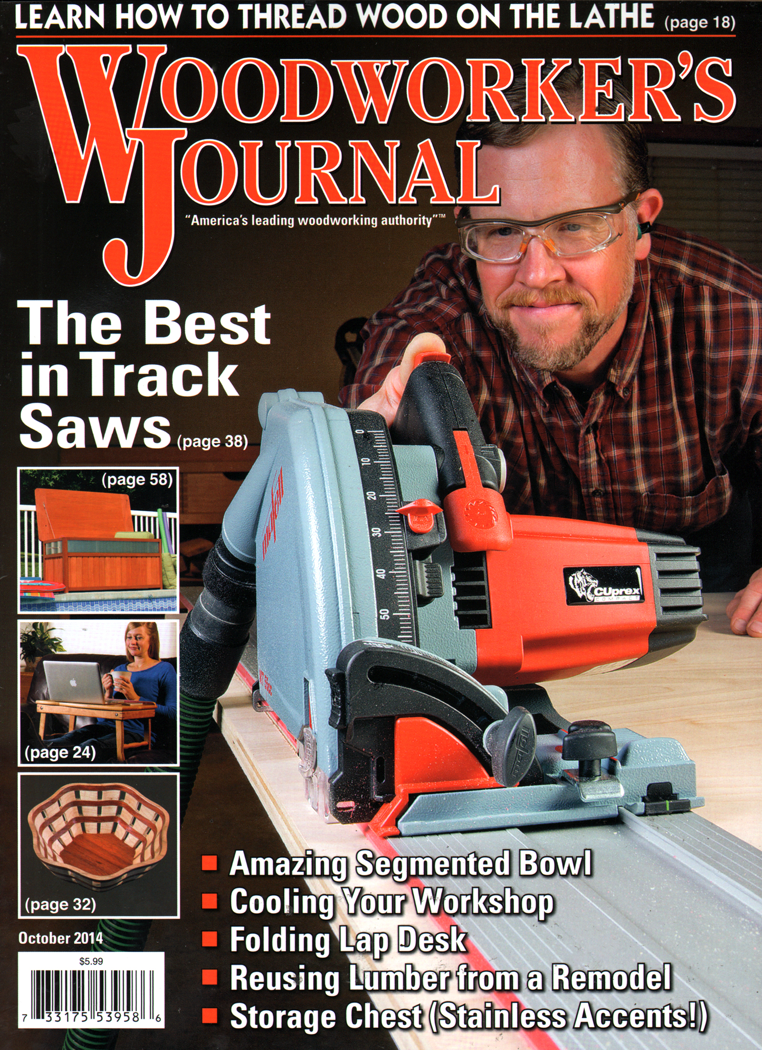 Woodworkers-Journal October 01, 2014 Issue Cover