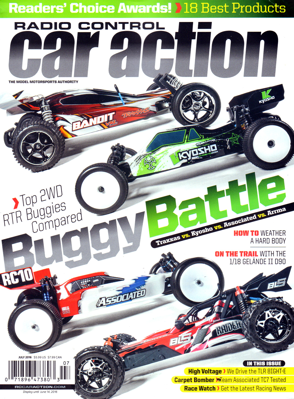Radio-Control-Car-Action July 01, 2016 Issue Cover