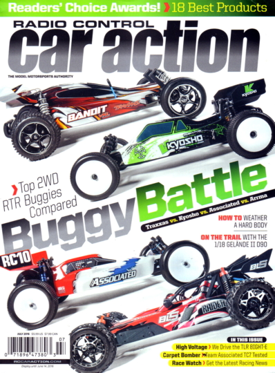 Radio Control Car Action July 01, 2016 Issue Cover