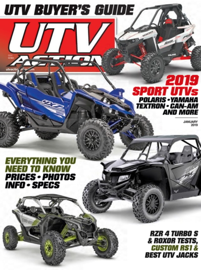 UTV Action January 01, 2019 Issue Cover