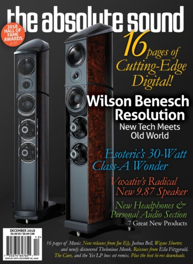 The Absolute Sound December 01, 2018 Issue Cover