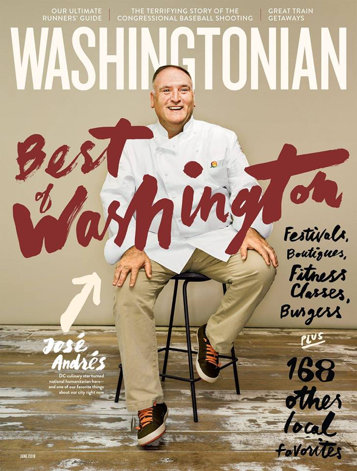 Washingtonian June 01, 2018 Issue Cover