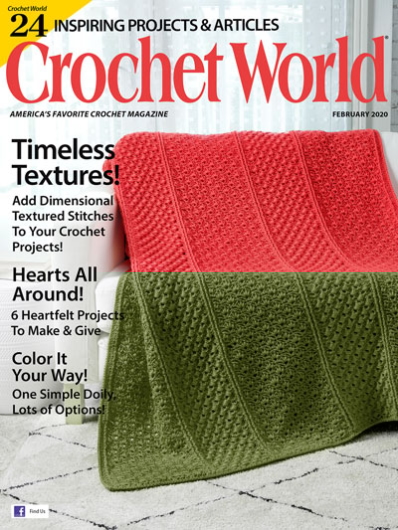 Crochet World February 01, 2020 Issue Cover