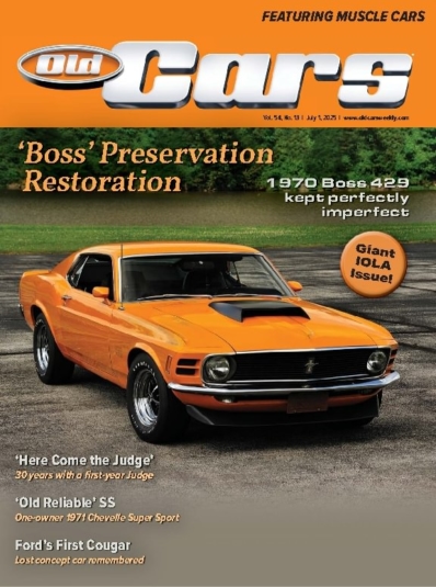 Old Cars July 01, 2025 Issue Cover