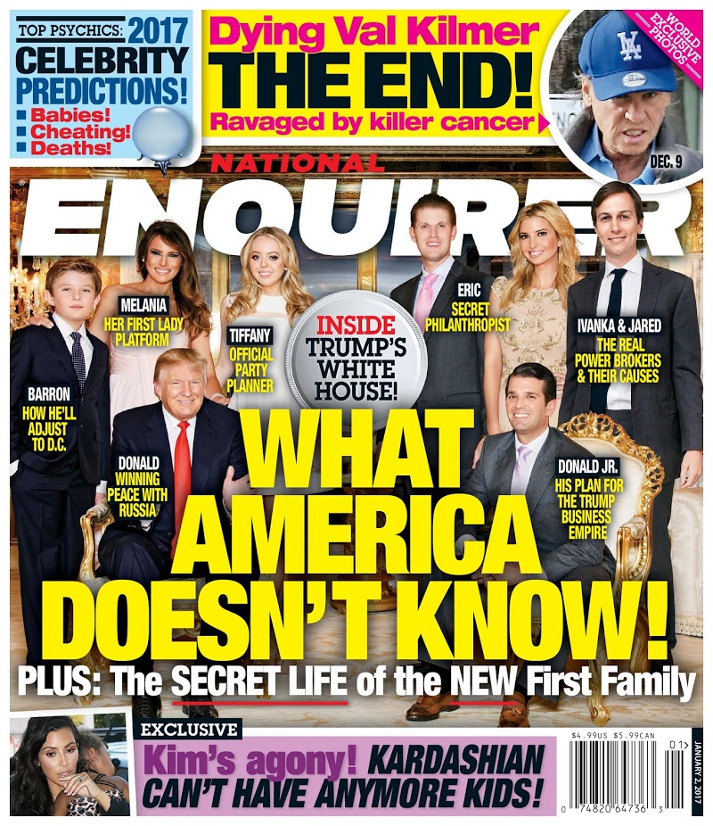 national-enquirer January 02, 2017 Issue Cover