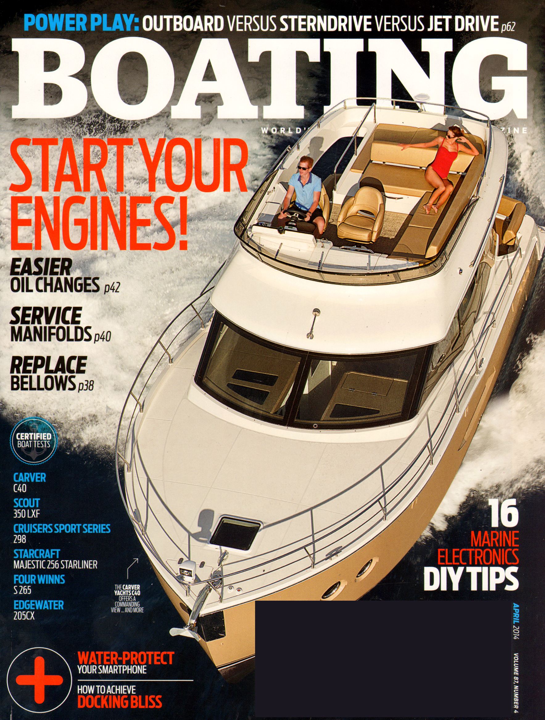 Boating April 01, 2014 Issue Cover