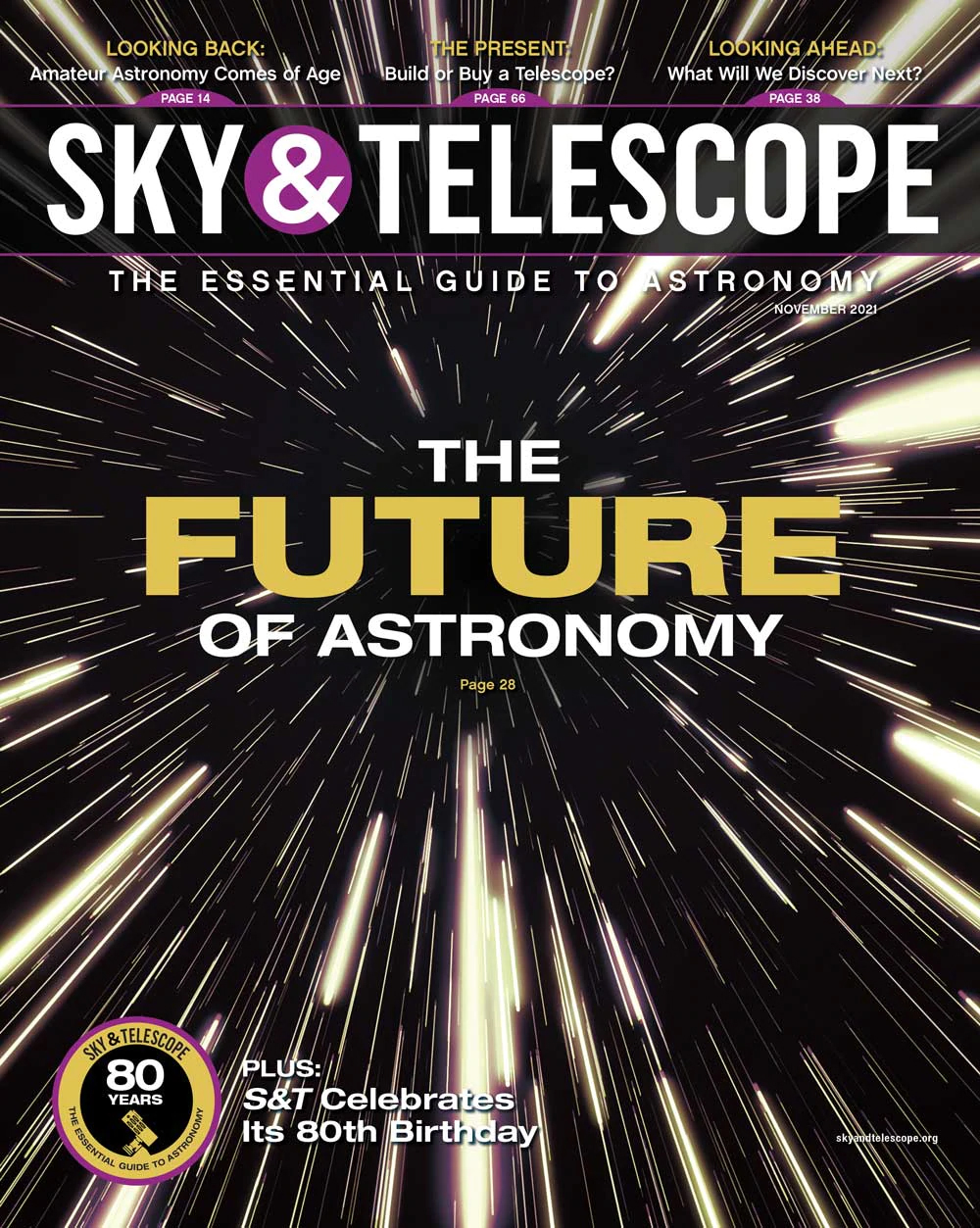 Sky-and-Telescope November 01, 2021 Issue Cover