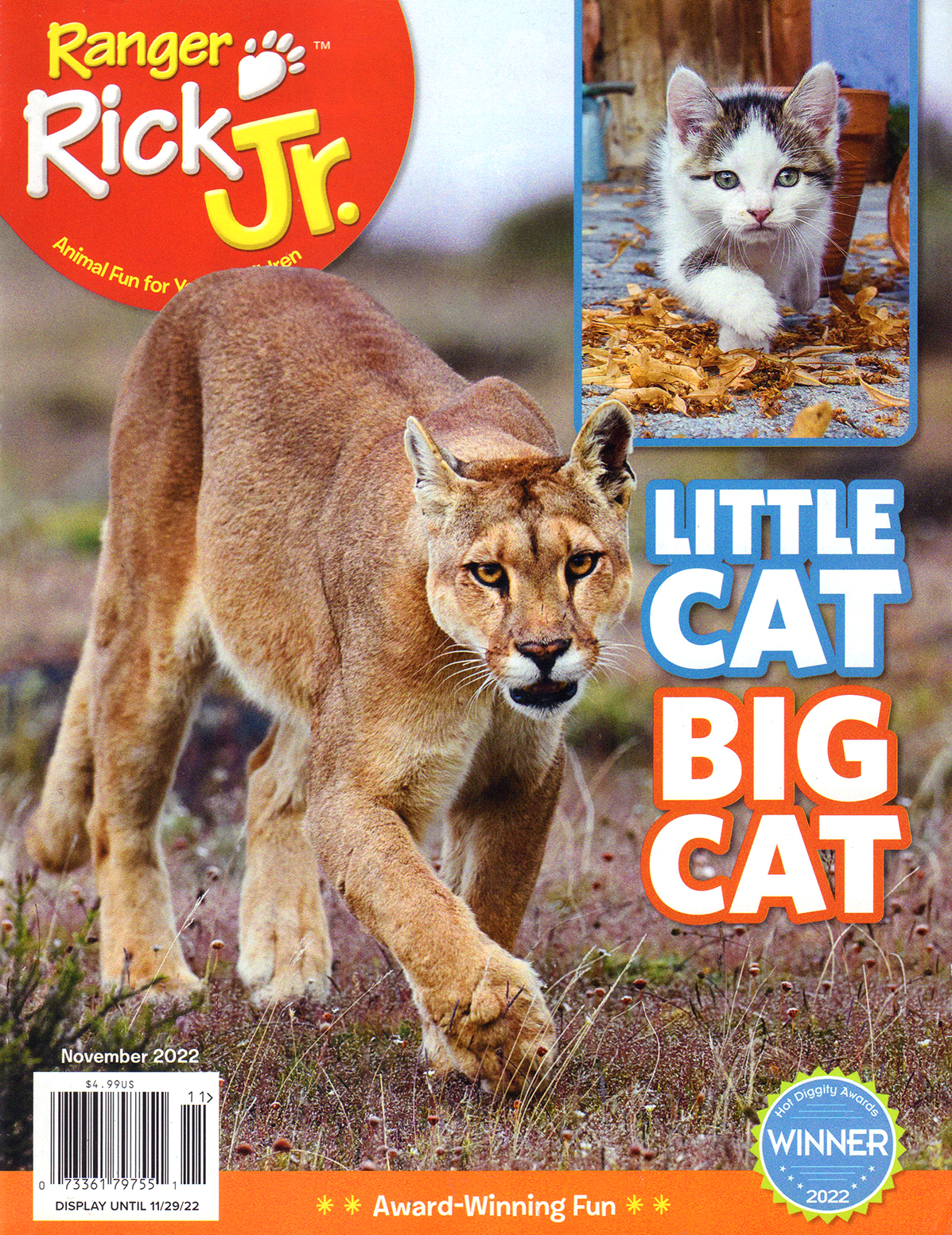 Ranger-Rick-Jr November 01, 2022 Issue Cover