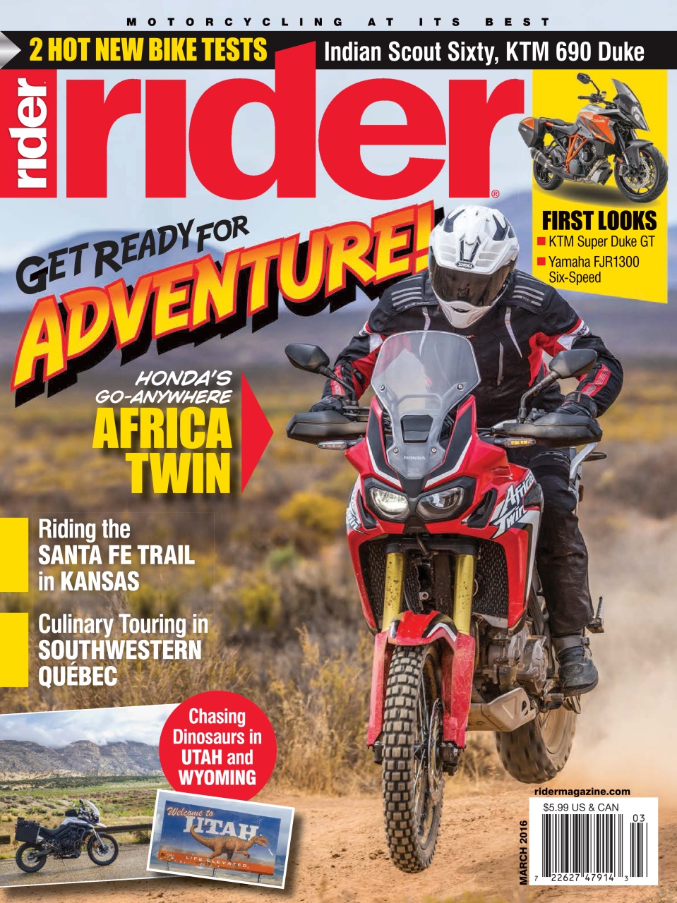 rider March 01, 2016 Issue Cover