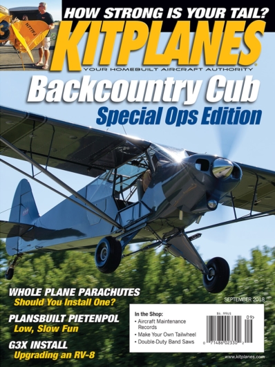 Kit Planes September 01, 2018 Issue Cover