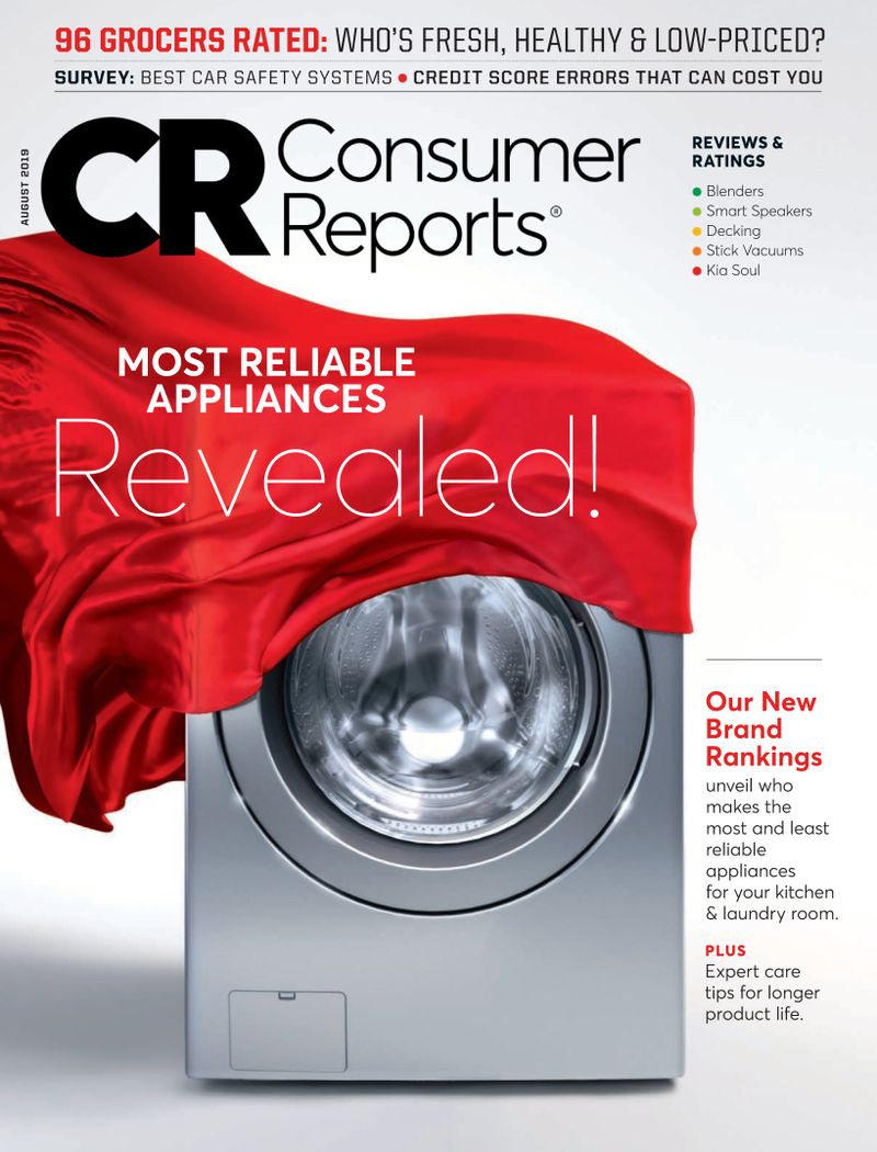Consumer-Reports August 01, 2019 Issue Cover