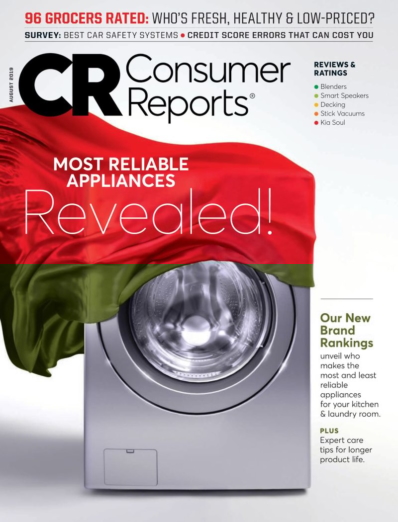 Consumer Reports August 01, 2019 Issue Cover