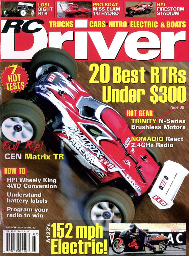 RC-Driver March 01, 2007 Issue Cover