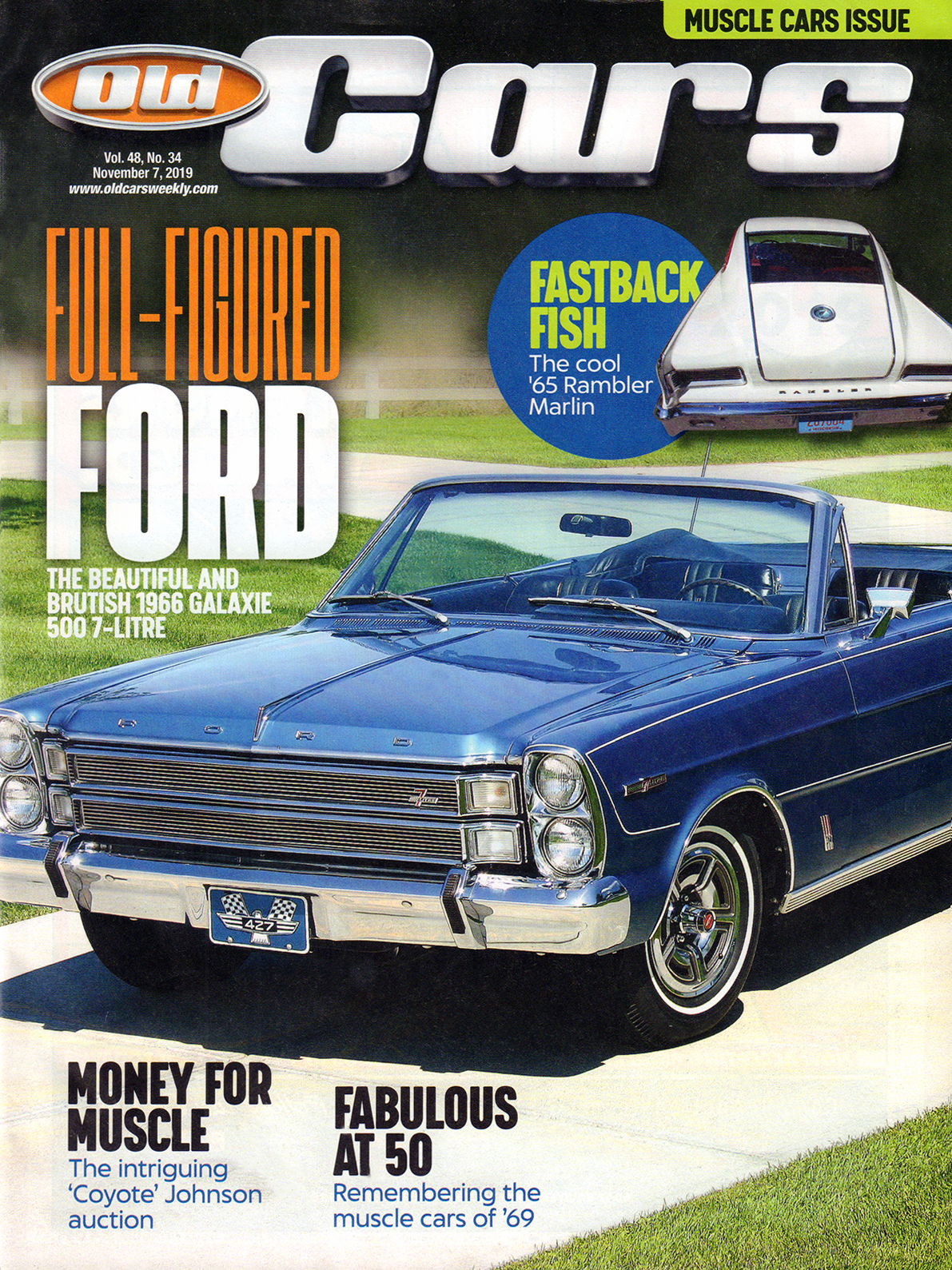 Old-Cars November 07, 2019 Issue Cover
