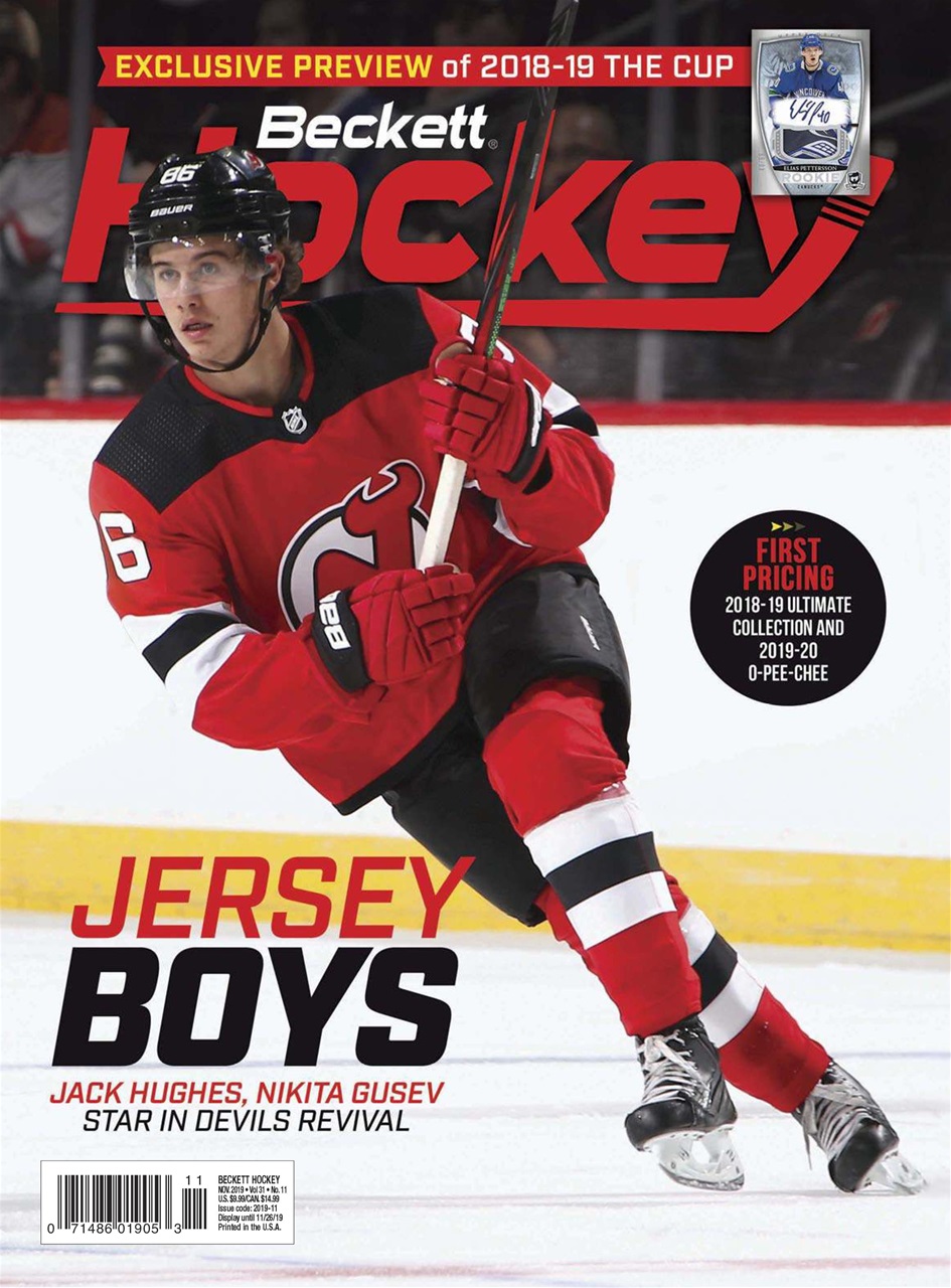 Beckett-Hockey November 01, 2019 Issue Cover