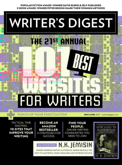 Writer's Digest May 01, 2019 Issue Cover