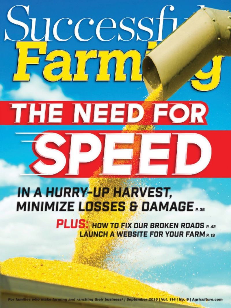 Successful-Farming September 01, 2016 Issue Cover