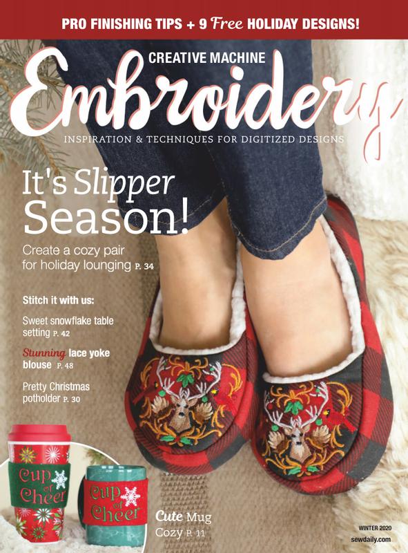 Creative-Machine-Embroidery December 01, 2020 Issue Cover