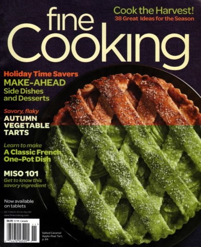 Fine Cooking October 01, 2014 Issue Cover