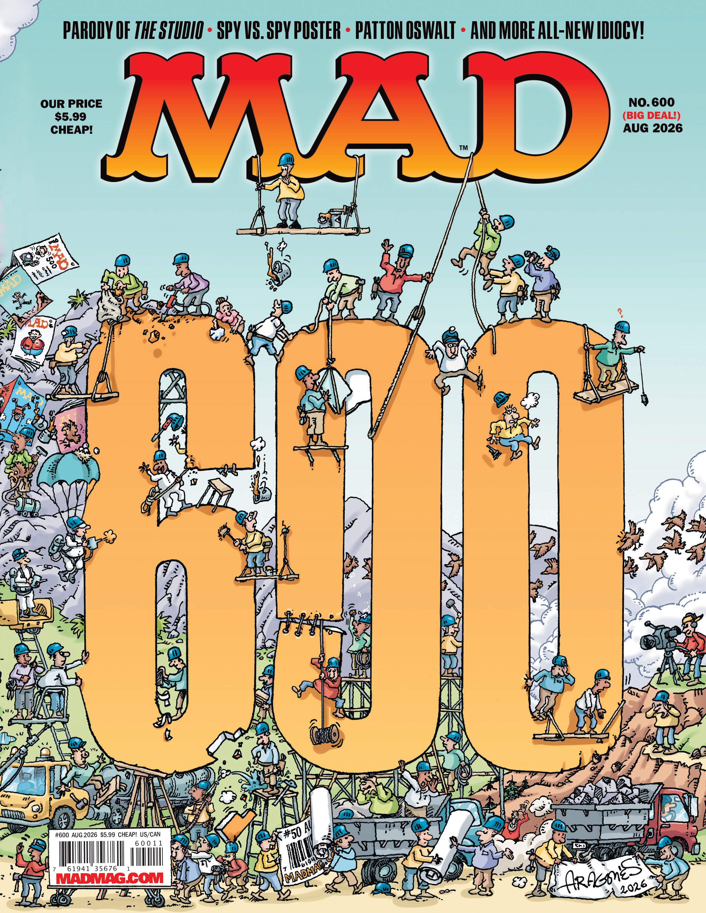 MAD Magazine August 01, 2026 Issue Cover