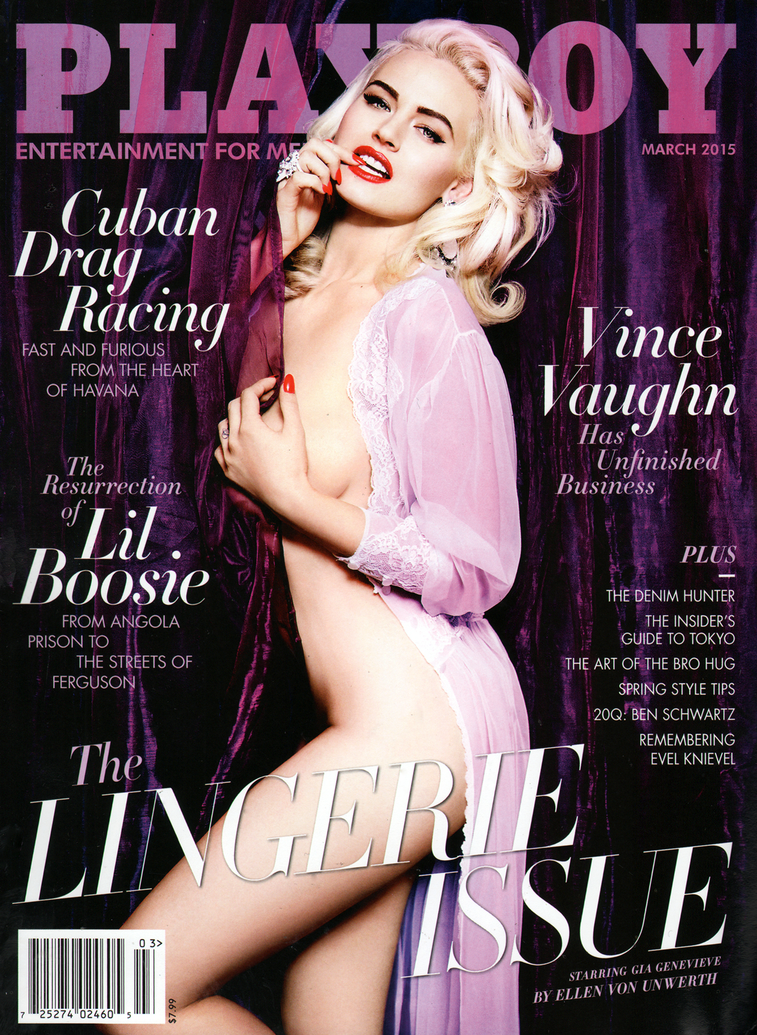 playboy March 01, 2015 Issue Cover