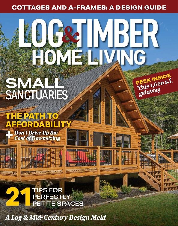 Log-and-Timber-Home-Living January 01, 2025 Issue Cover